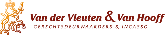 Logo van Gerechtsdeurwaarders v.Vleuten & v.Hooff